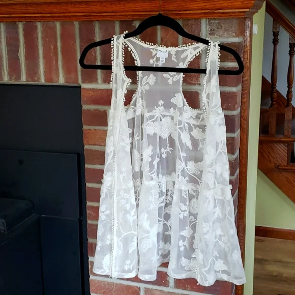 🛍Girls 7/8 lace duster - Picture 1 of 3